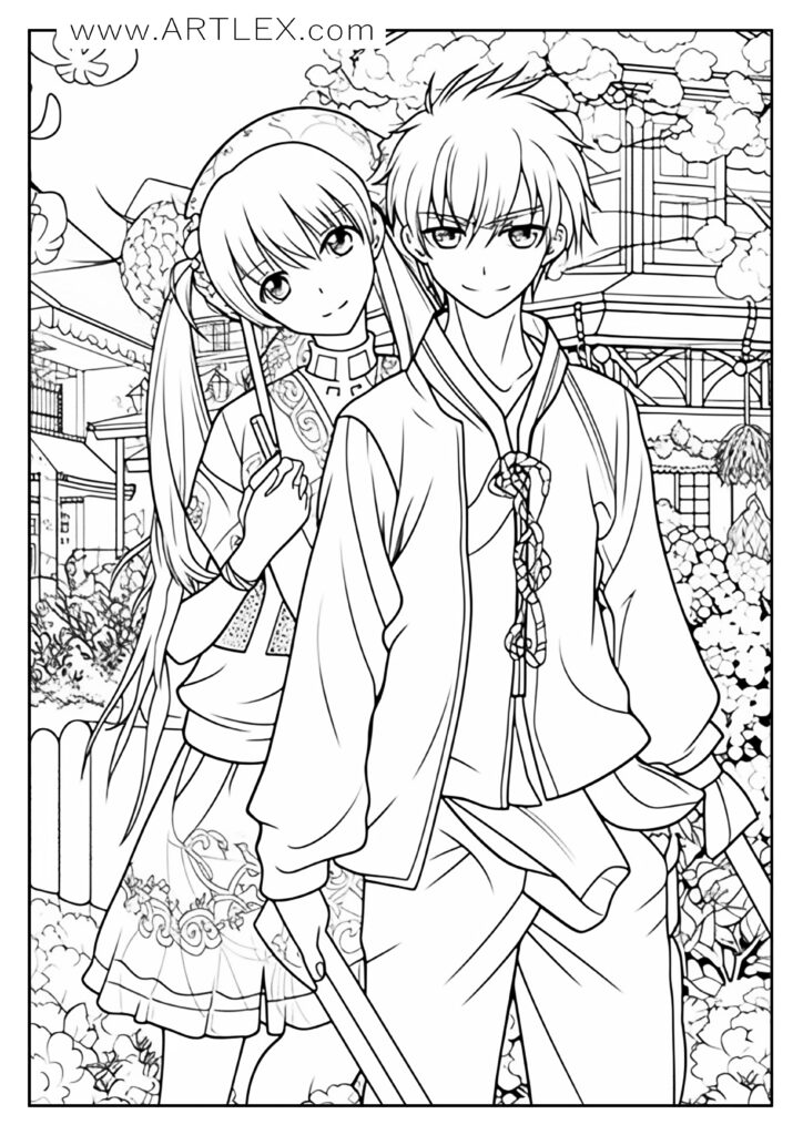 17 Anime Coloring Pages Free Printable Artlex