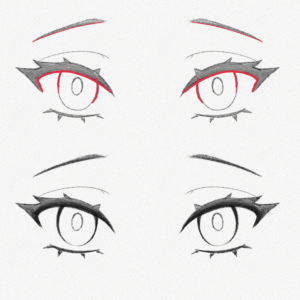 How To Draw Anime Eyes – Step-by-step Tutorial – Artlex