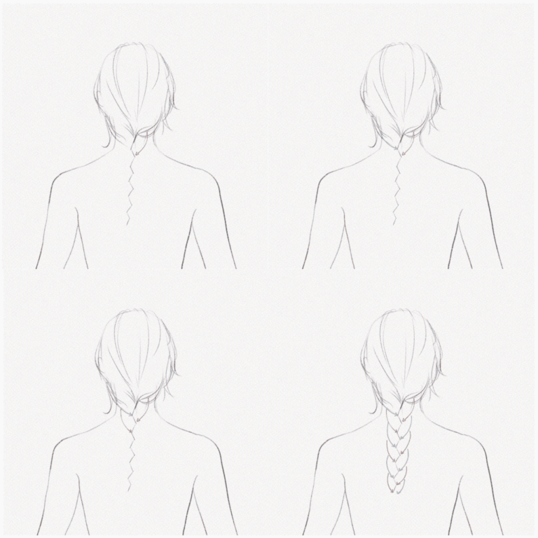 How to Draw Braids – A Step-by-Step Tutorial - Artlex