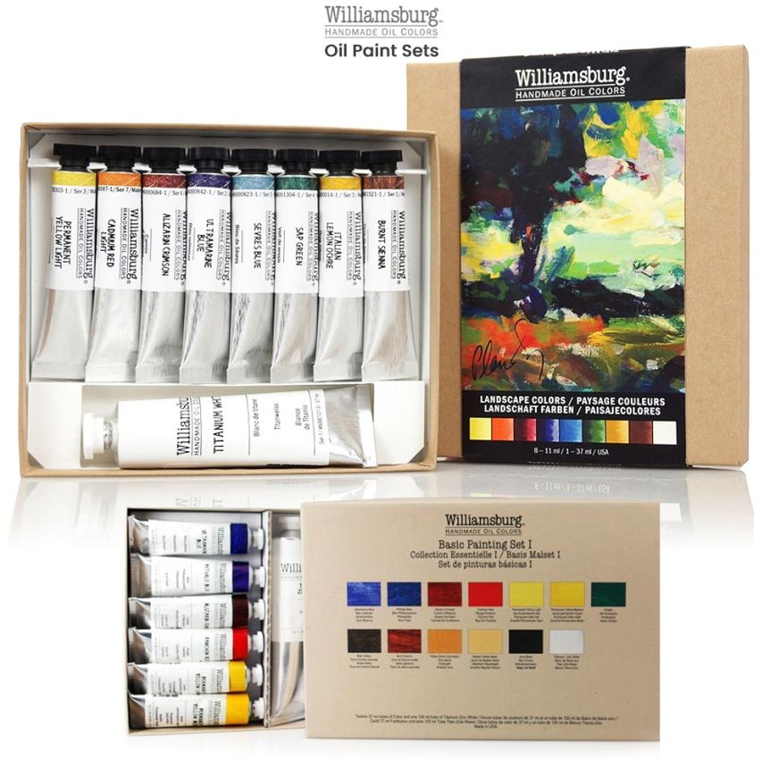 The 5 Best Oil Paints For Artists In 2022 Artlex   Williamsburg Handmade Oil Painting Sets 1 