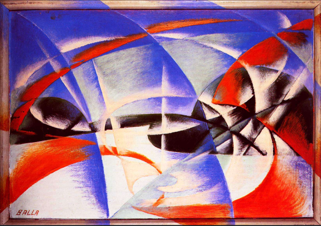 Abstract Speed Landscape Giacomo Balla 1913 Análisis De La Obra