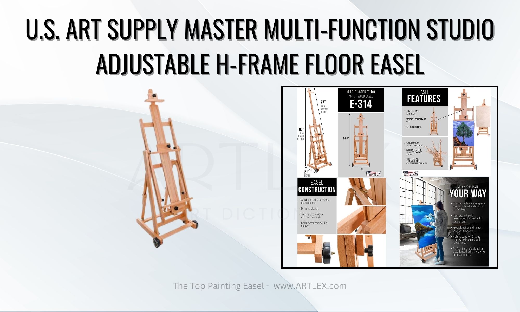 The 6 Best Painting Easels In 2023 October Artlex   5 8 