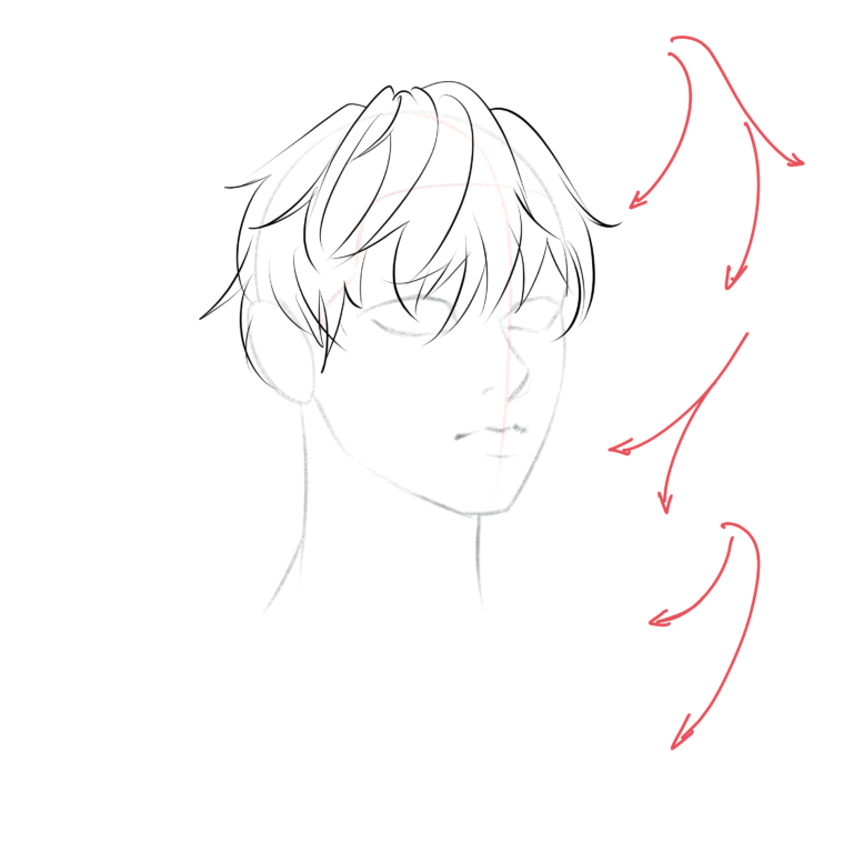 How To Draw Anime Hair – Step-by-Step Tutorial - Artlex