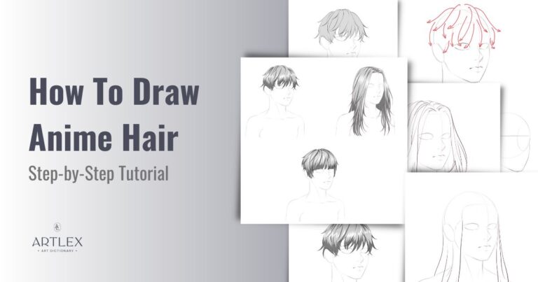 How To Draw Anime Hair Step By Step Tutorial Artlex