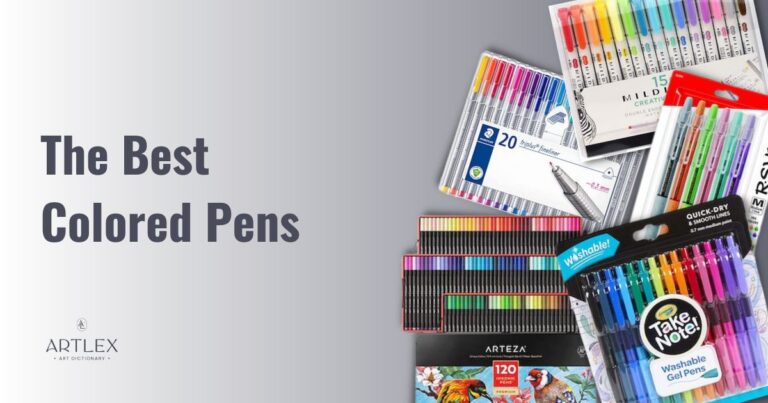 The 6 Best Colored Pens For Drawing And Artists In 2023 October Artlex   The Best Colored Pens In 2023 768x403 