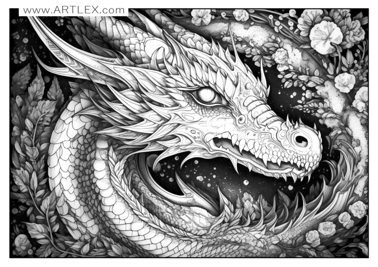 10 Pages De Coloriage Dragon Gratuites Gratuites Imprimables Artlex