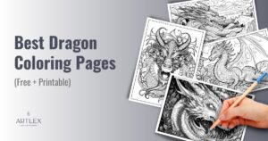 10 Free Dragon Coloring Pages (Free + Printable) - Artlex